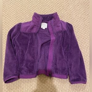 Children’s place purple zip up sweater XS/4